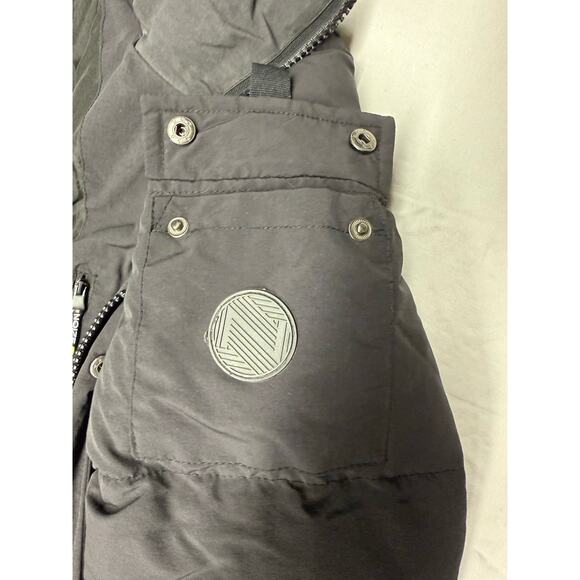 Noize Men's XXL Casper Midweight Hooded Puffer Jacket Black Winter Ski Jacket - Picture 4 of 16